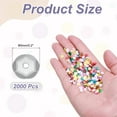 thumbnail image 2 of Loose Sequins 2000Pcs 5MM Silver Backed Cup Embroidery Sequins Spangles for Jewelry Making Crafts Sewing, Gray, 2 of 6