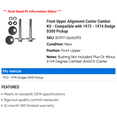 thumbnail image 2 of Front Upper Alignment Caster Camber Kit - Compatible with 1972 - 1974 Dodge D300 Pickup 1973, 2 of 2