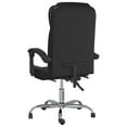 thumbnail image 3 of vidaXL Reclining Office Chair Black Faux Leather, 3 of 5