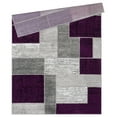 thumbnail image 2 of L'Baiet Verena Geometric Area Rug Purple Grey 4' x 6' Medium Area Rugs Carpet for Living Room, Bedroom, Dining Table, Office, Hallway, Foyer | Neutral Colorful Modern Abstract Home Decor, 2 of 7