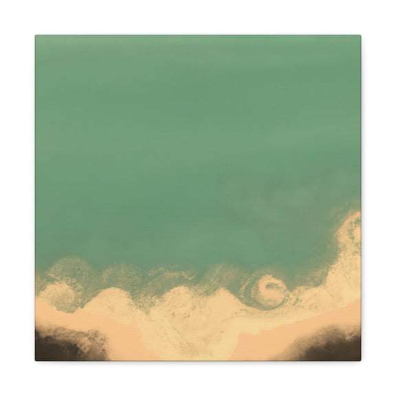 Gilded Seaside Panorama - Canvas