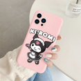 thumbnail image 1 of Phone Case for For Apple iphone 13 Pro Max 13Mini Girls Anti-drop Cartoon Cinnamoroll Kuromi Hello Kitty Silicone Printed Cover ZR, 1 of 7