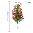 thumbnail image 3 of Artificial Flowers for Outdoors, 2025 New UV Resistant Artificial Outdoor Silk Flowers, Flowers for for Spring Summer Garden Home Porch Decor, 19.6 Inch (Multicolor), 3 of 9