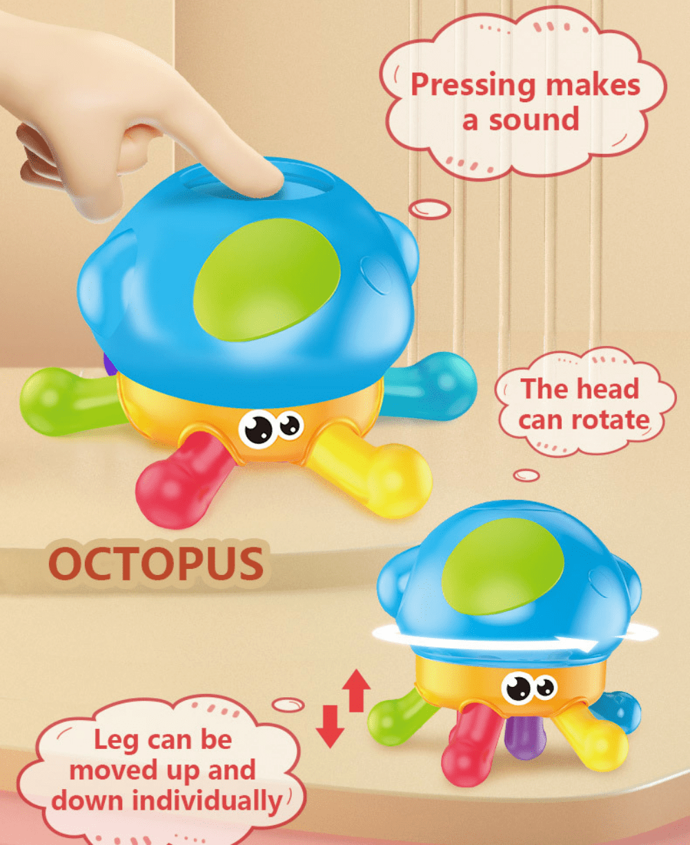 Ludolm 10Pcs Baby Rattles Toy Set, Baby Toys 0-6 Months Infant Toys 6-12 Months Teethers for Babies 3-6 Months Easter Basket Stuffers, Sensory Teething Toys 0 1 2 3 4 5 6 Month Newborn Boy Girl Gifts