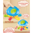 thumbnail image 5 of Ludolm 10Pcs Baby Rattles Toy Set, Baby Toys 0-6 Months Infant Toys 6-12 Months Teethers for Babies 3-6 Months Easter Basket Stuffers, Sensory Teething Toys 0 1 2 3 4 5 6 Month Newborn Boy Girl Gifts, 5 of 9