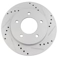thumbnail image 4 of Geelife Drilled & Slotted Front G-Coated Disc Brake Rotor, 4 of 9