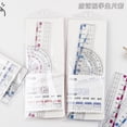thumbnail image 6 of Ywmsfl Professional Geometry Dawing Ruler Set Math Protractor Set Square School Geometry Tool For Students Drafting Measuring, 6 of 13