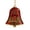 Red, variant on Metal Bell Ornament, 2D Commemorative Hanging Metal Decor with Blessing Words, Wall Hanging Christmas Tree Home Decorationfor Holidays, Car Interior, Collectors Gift