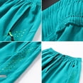 thumbnail image 6 of Resicozy Casual Sweat Shorts for Men with Zipper Pockets Cotton Athletic Gym Shorts Lightweight Running Lounge Shorts Sky Blue M, 6 of 8