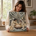 thumbnail image 2 of DIY Christmas Pearl Diamond Paintings Kit, Winter Church Pearl Diamond Paintings Art Kit, Religious Christmas Diamond Paintings for Holiday Wall Decor & Gift, 11.8x15.7 Inches, #D, 2 of 7