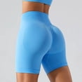 thumbnail image 2 of Pantalones cortos deportivos para mujer, mallas cortas para Yoga, a prueba de sentadillas, cintura alta, Fitness, ajustados, secado rápido, ciclismo, entrenamiento, gimnasio, 2 of 5