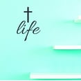 thumbnail image 1 of Custom Decals Life Wall Art Size: 20 X 40 Inches Color: Black, 1 of 1