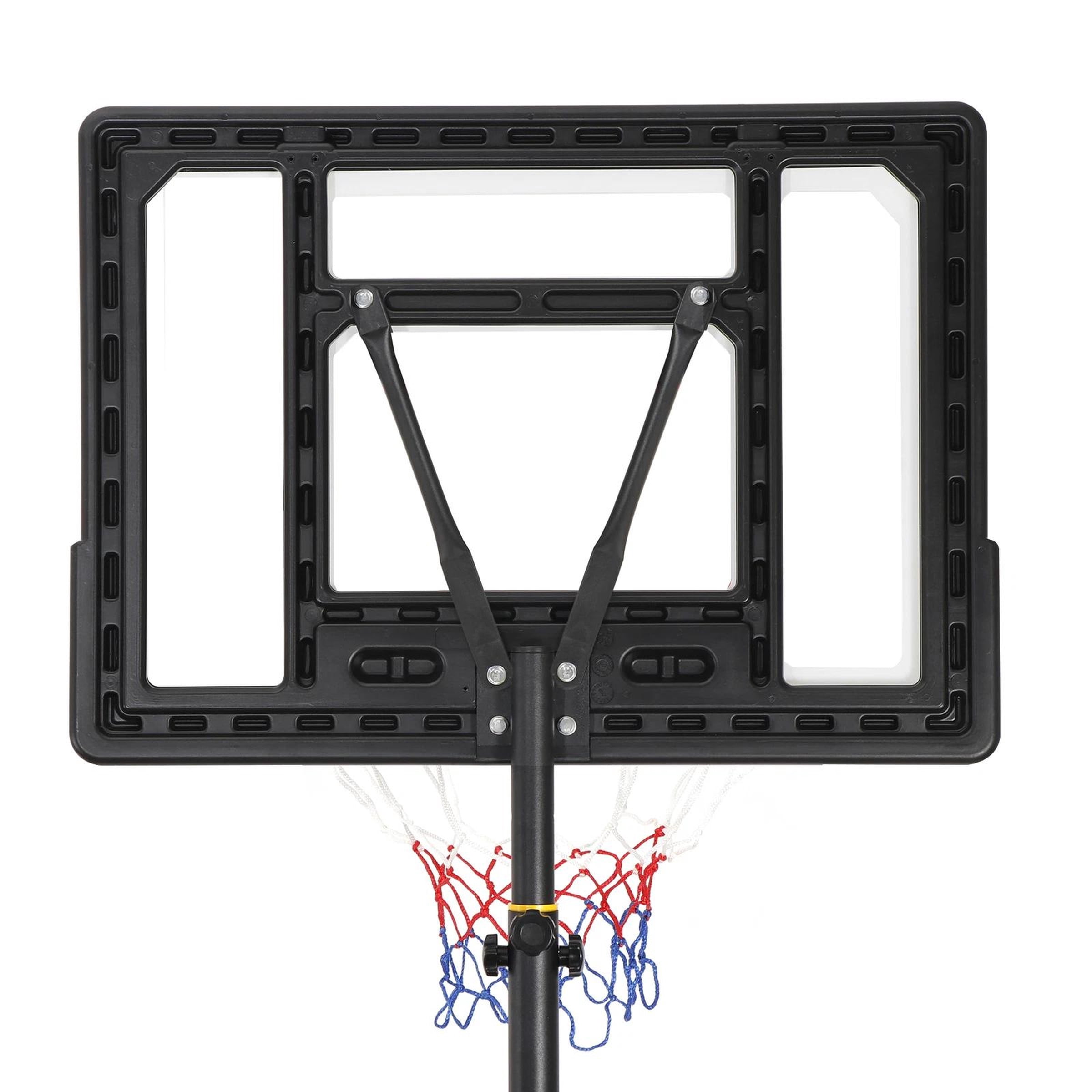 7.2FT-9FT Basketball Hoop Outdoor for Kids Adjustable Basketball Goal System