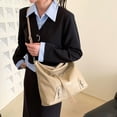 thumbnail image 4 of Rock Willow Nail Cool Bolso bandolera grande con hombro Bolso mensajero vintage (Caqui), 4 of 4