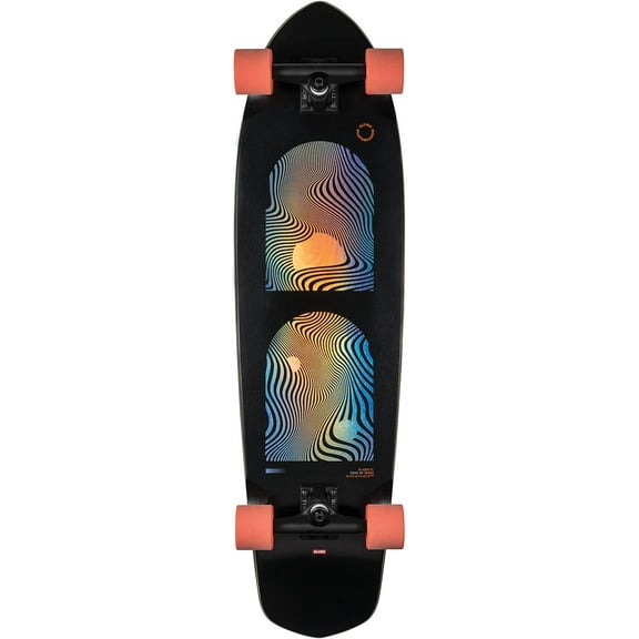 Globe Blazer Extra Large Complete Skateboard 9.75 x 36.25 Black/Orange