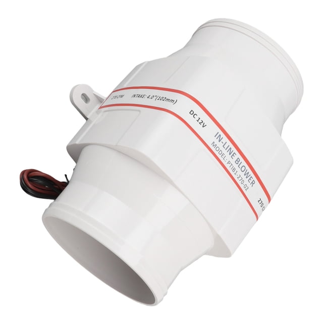 12V Boat Bilge Blower Fan, Line Bilge Air Blower For Inline Duct Fan Grow Tent, Scrubber Control
