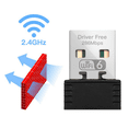thumbnail image 3 of Adaptador inalámbrico WiFi 6 AX286 802.11Ax de 2,4 GHz, tarjeta de red USB con controlador gratuito para ordenadores con Windows 7/10/11, mini receptor WiFi., 3 of 6
