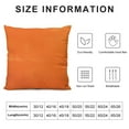 thumbnail image 5 of Acheng Fall Orange Throw Pillow Covers Decorative  Pillow Covers, Soft Burnt Orange Pillowcases for Couch Sofa Bed Living Room, Farmhouse Boho Decor, Accent Cushion Covers White, 5 of 5
