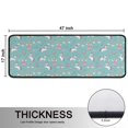 thumbnail image 5 of Kitchen Rugs Sets Of 2,Blue Cartoon Unicorn and Fairy Rainbow Pattern Anti Fatigue Kitchen Mat Rugs Non Slip Washable,Decorative Kitchen Floor Mats for Kitchen,Sink,Laundry,17"x47"+17"x47", 5 of 5