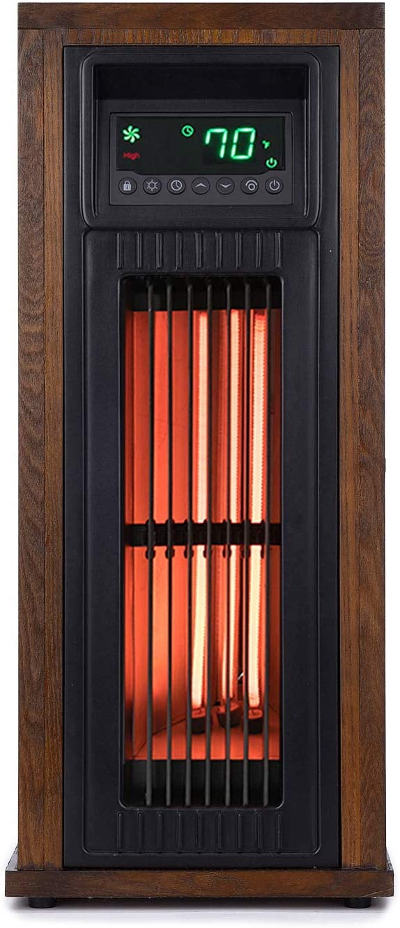 LifeSmart LifePro 1500W Portable 23 Infrared Quartz Tower Space Heater -  Walmart.com