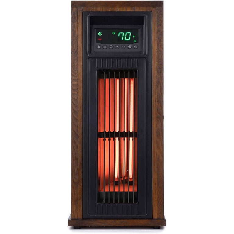 LifeSmart LifePro 1500W Portable 23 Infrared Quartz Tower Space Heater -  Walmart.com
