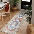 thumbnail image 1 of JV Home Runner Rug Napoli Beige Multicolored 2'7" x 8' Washable Rugs Anti Slip, 1 of 7