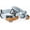 Alaska Daybreak, variant on Made To Roam Premium Dog Collar - Adjustable Heavy Duty Nylon Collar with Quick-Release Metal Buckle (Montana Moonrise, Classic Size 3)