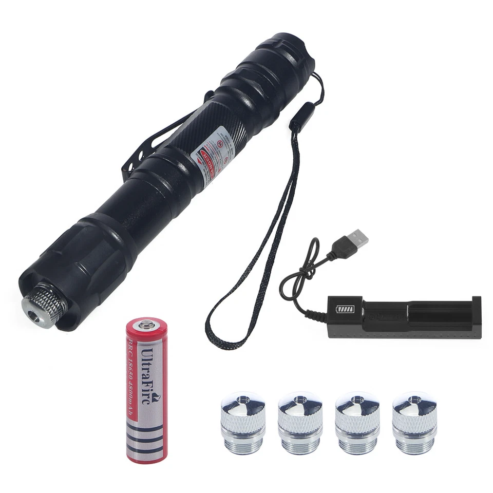 BUTTERFLY- 5000Mile 532Nm Red Laser Pointer Visible Beam Light Lazer Pen+Batt+Charger Stock
