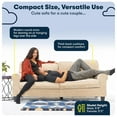 thumbnail image 6 of Pemberly Row 78" Rolled Arm Sofa with Removable Covers Navy Blue, 6 of 16