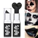 thumbnail image 2 of Lápiz labial negro desnudo, maquillaje, brillo de labios sólido, espejo de agua, lápiz labial duradero, taza antiadherente, labios hidratantes para Halloween, Cosplay, 2 of 5