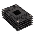 thumbnail image 6 of Amosfun CPU Cooler Backplate, Insulated Plastic, Stabilizes Air Coolers, Black, 5Pcs, 6 of 8