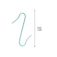 thumbnail image 3 of Meitianfacai 200PC S-shaped Hook Christmas Tree Decoration Hook Christmas Hanging Accessories Iron Wire Hook Multi Functional S-hook Metal Box Small Hook, Green, 3 of 8
