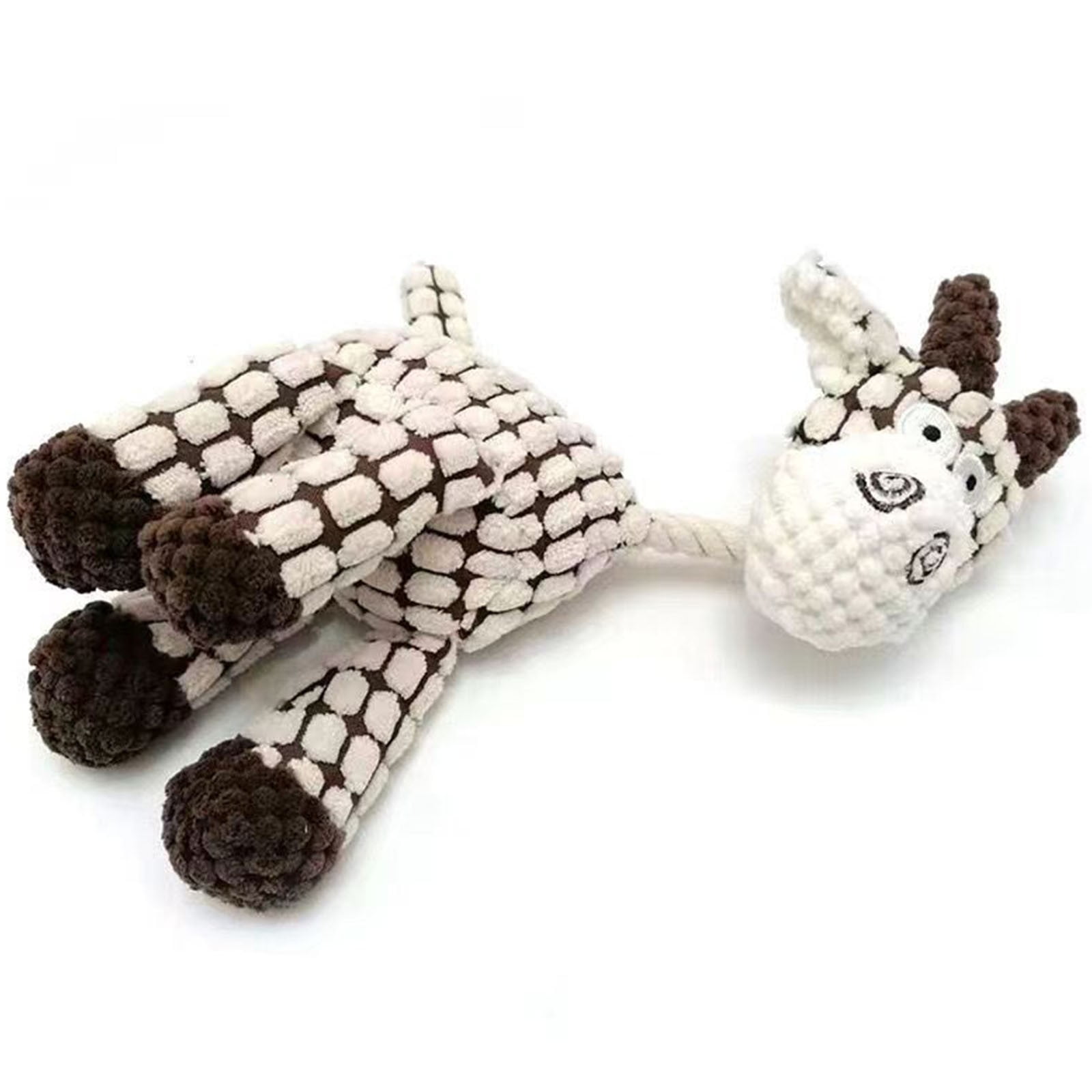 Plush Dog Toys for Aggressive Chewers 3 Pack, Dog Toy Stuffed Animal Set, Durable Stuffed Dog Toy for Puppies & Anxiety Comfort（ABC)