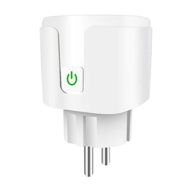 Toma de corriente inalámbrica WIFI de 20 A con temporizador inteligente, control por voz, ignífuga, para PC, fácil de usar