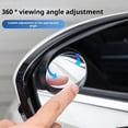 thumbnail image 3 of Visland 1 Pair Car Rearview Blind Spot Mirror Rain Eyebrows Adjustable Design Universal Easy to Install Car Rearview Mirror Protection Shield, 3 of 8