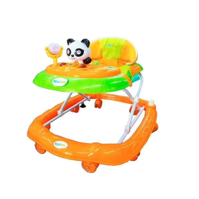 Andadera Kool Baby Panda Anaranjado/Verde