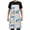 Cartoon Turtle Shells Seaweeds, variant on Raccoon Drums Pizza Kitchen Apron with 2 Pockets Adjustable waterproof Cooking Aprons for Women Men Chef