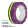 thumbnail image 3 of Unique Bargains 32.8Ft Tennis Racket Badminton Racquet Grip Finishing Tapes, Yellow Green/Purple 2 Pack, 3 of 5