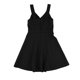thumbnail image 2 of bar III Vestido ajustado y acampanado con ribete de ganchillo para mujer, negro, extragrande, 2 of 2