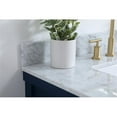 thumbnail image 4 of Elegant Kitchen and Bath 36 inch Single bathroom vanity in blue with backsplash, 4 of 8