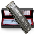 thumbnail image 1 of Harmonica East Top Diatonic Blues Deluxe Key C, 10 agujeros, 1 of 7