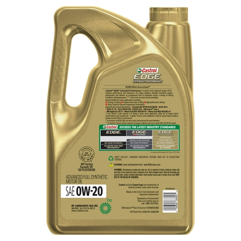 Castrol Edge Professional A5 0W-30 - The Lubrication Store