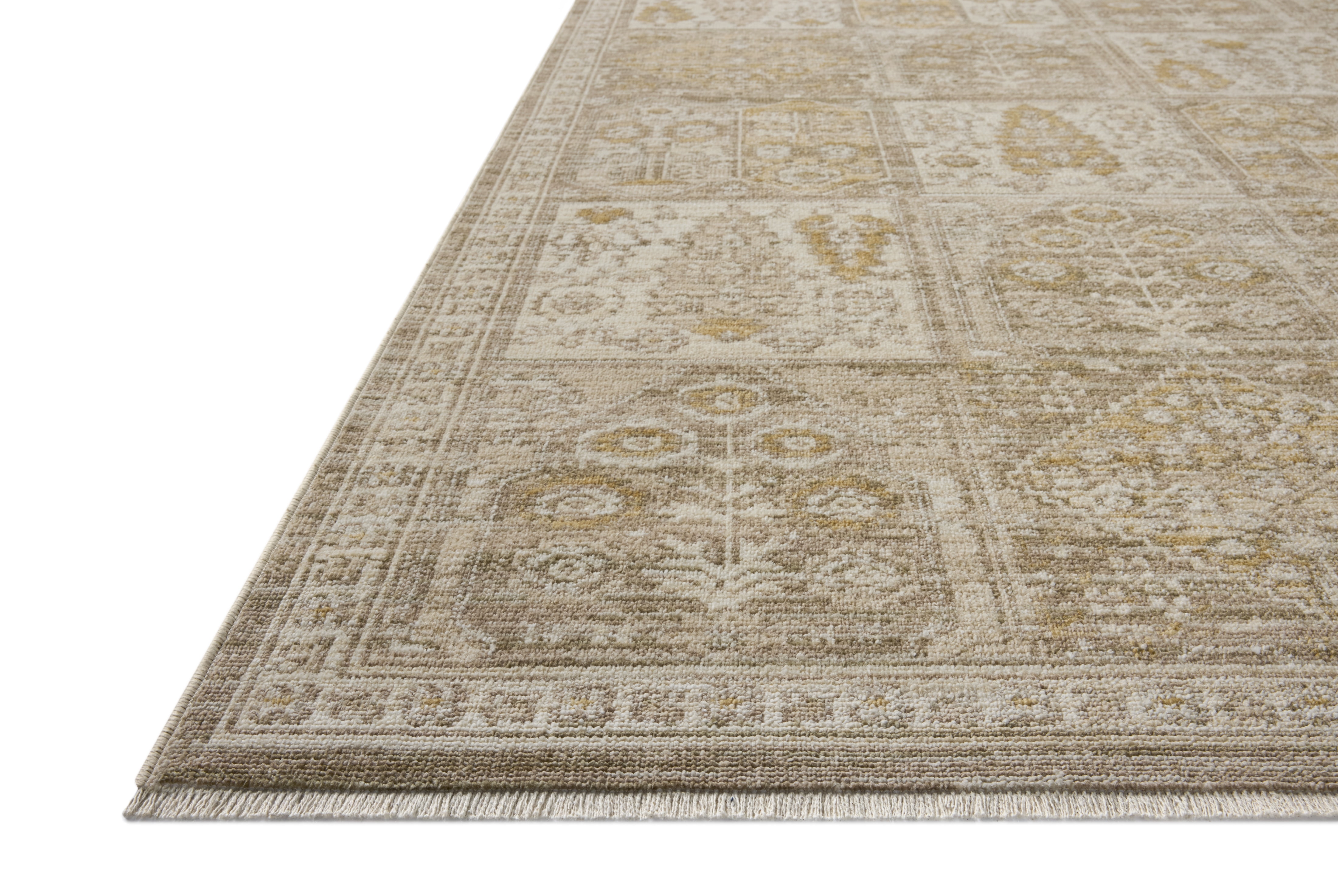 Loloi Elora Mushroom / Ochre 2'-0" x 3'-0" Area Rug