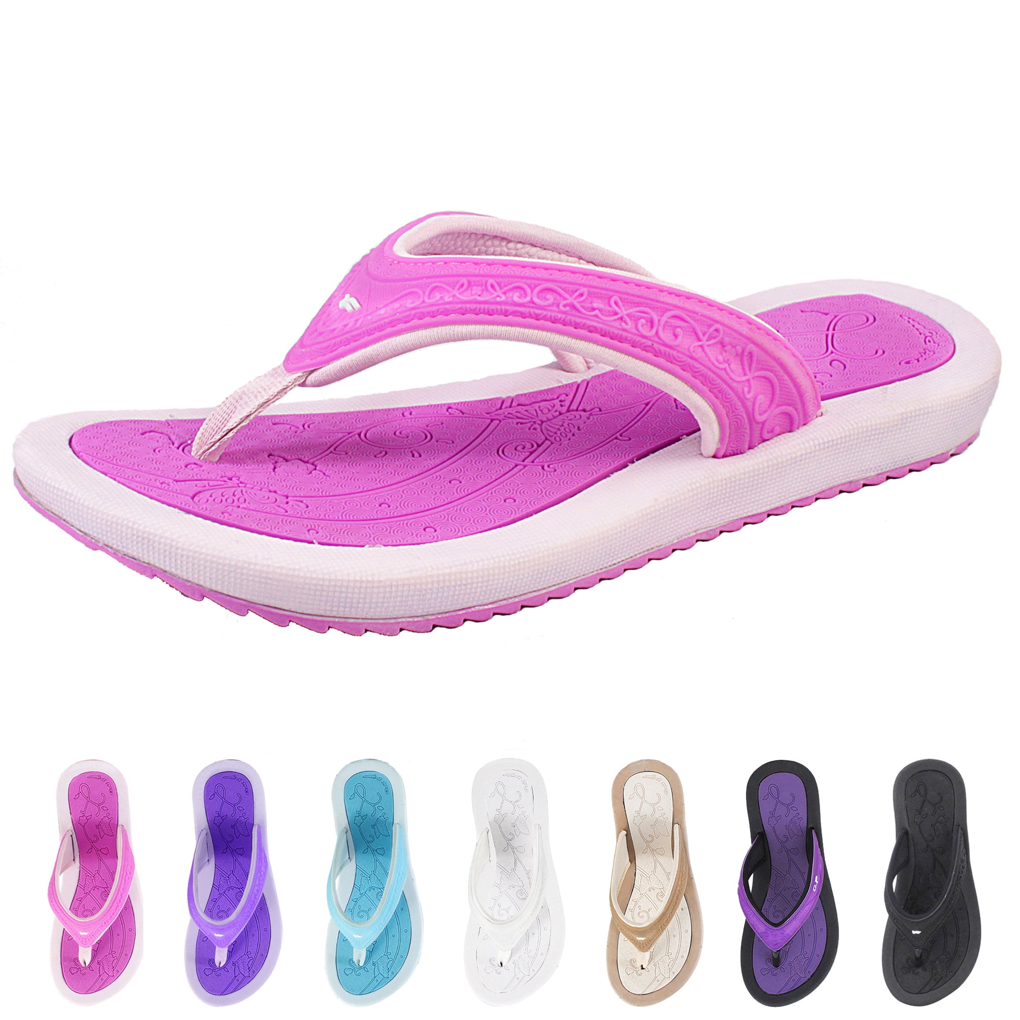 GP Breeze Light Weight Waterproof Flip Flops for Women - Walmart.com