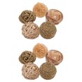 thumbnail image 1 of 10pcs Woven Rattan Balls Decorative Ball Vase Bowl Filler for Tabletop Decor, 1 of 6