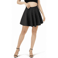 thumbnail image 6 of SOMER Black Mini Skirt, Comfy Mini Skirts for Women High Waist Casual, A-Line Summer Fall Women’s Basic Stretch Flared Versatile Skirt 2025, 6 of 7