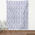 thumbnail image 4 of Ambesonne Marine Fabric by the Yard Upholstery, Vintage Shell Illustration, 3 Yards, White Dark Lavender, 4 of 5