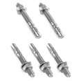 thumbnail image 4 of Ancre de Mariage, Moins d'Acier, 3/8 Pouce X 4 Pouces, 5 Pcs, 4 of 5