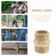 thumbnail image 2 of WEUVEB 20Ud Conectores Para Manguera De Hierro Galvanizado Dorado Para Jardín Y Uso Doméstico, 2 of 6