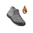 thumbnail image 1 of Bellella Womens Winter Boot Slip On Snow Boots Waterproof Ankle Bootie Comfort Warm Shoes Work Booties Gray 5, 1 of 4